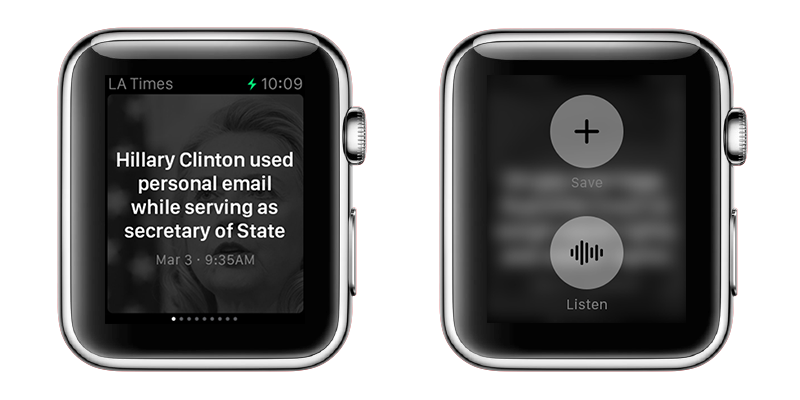 LA Times Apple Watch